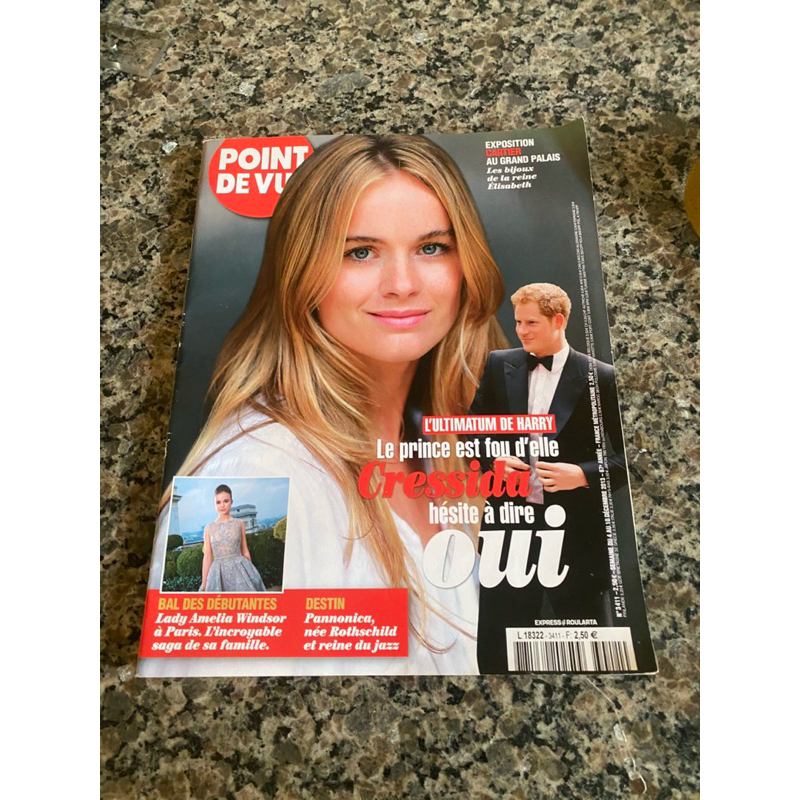 Revista Point De Vue 3411 - Taylor Swift, Bon Jovi e mais - Importada da França