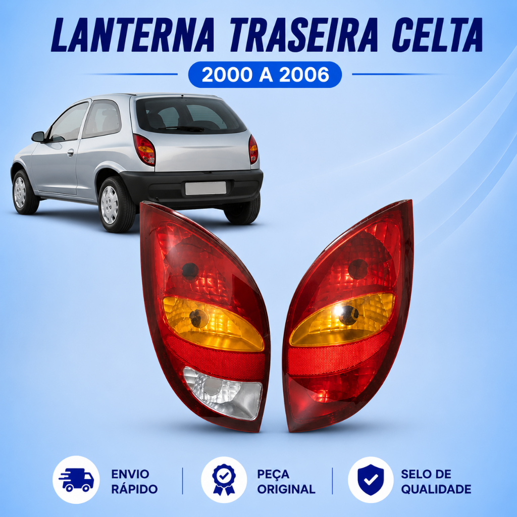 Lanterna Traseira Celta 2000 2001 2002 2003 2004 2005 2006