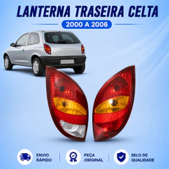 Lanterna Traseira Celta 2000 2001 2002 2003 2004 2005 2006