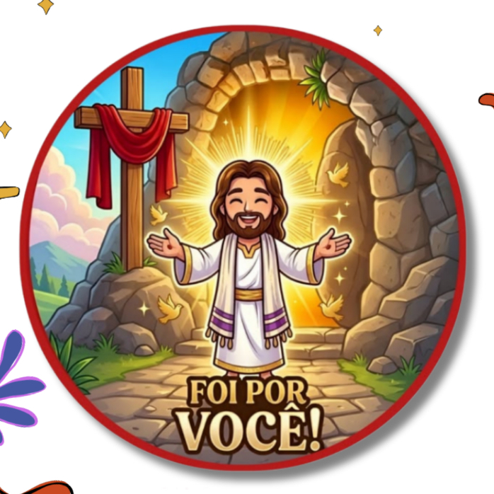 Kit de Etiquetas Adesivos  Primeiro pintor do mundo JESUS FÉ Ovelha Lembrancinha Decoração Festa Infantil Aniversário