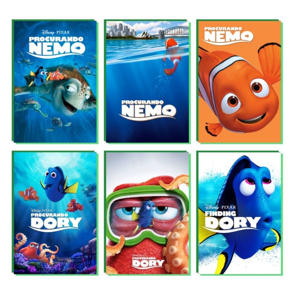 Placa Decorativa MDF Procurando Nemo / Dory (Filme) - Quadro Parede & Decoração (14x20 ou 20x28)