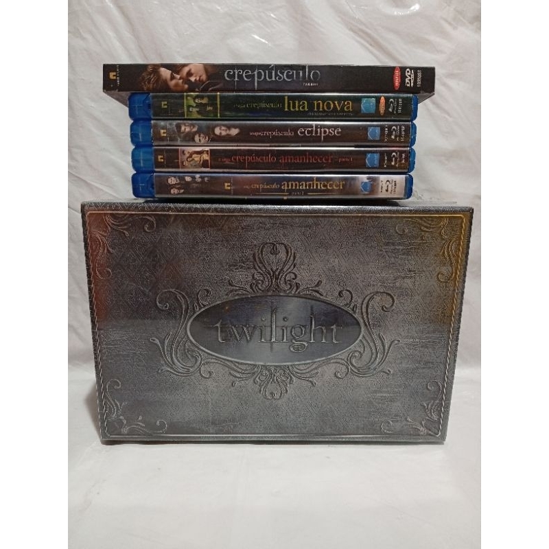 kit blu-ray dvd crepúsculo a saga completa leia o anuncio