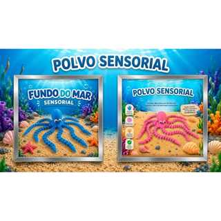 Polvo Articulado Sensorial Fundo do Mar  Antiestresse e Educativo, Sensorial 3d, Polvo Articulado 3D, Itens 3D