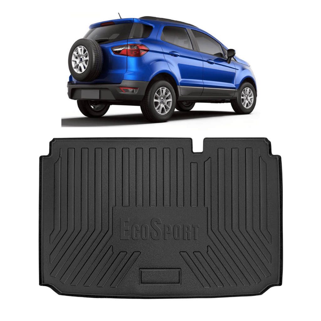 Protetor de Porta Malas para EcoSport 2019 2020 2021 Tapete Bandeja Automotivo Premium PVC