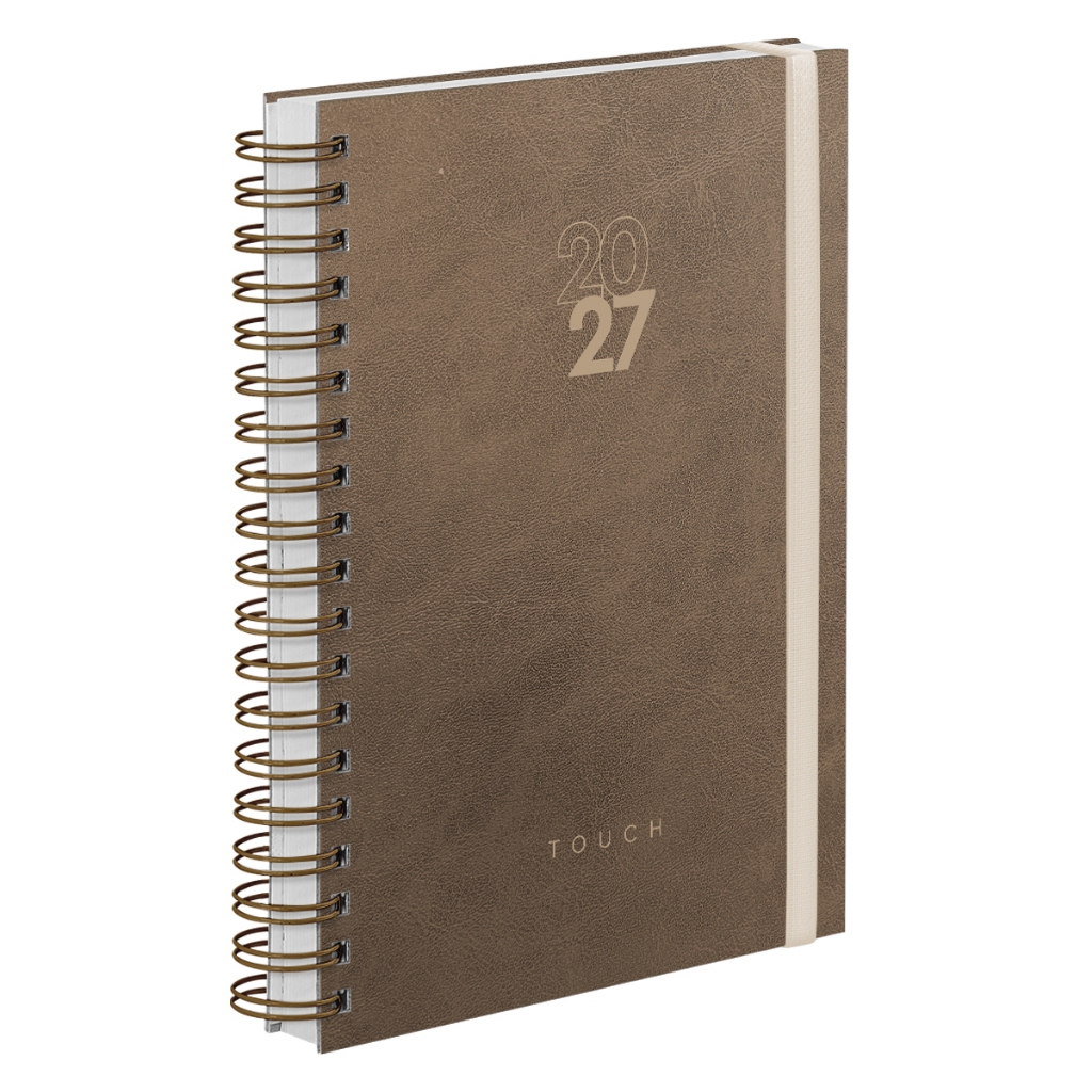 Agenda Diária Plus 2027 Capa Dura Solid Touch