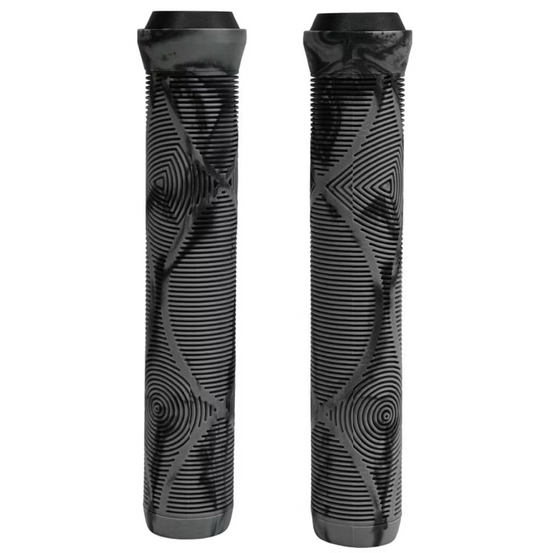Manopla Punho GTA CINZA/PRETO Modelo Gios Viking Hupi Silicone Confortável Bmx Freeride DH Punho