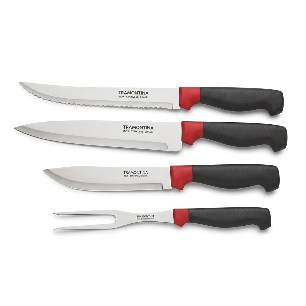 Kit Facas  antigas / Kit Cozinha Tramontina/Jogo De Facas antigas Tramontina