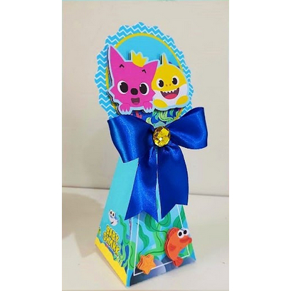 PEGUE E MONTE PERSONALIZADOS BABY SHARK PARA FESTA INFANTIL MASCULINO