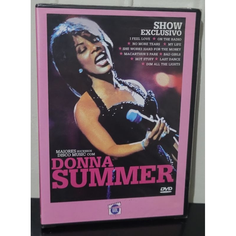 DVD Original Lacrado Donna Summer - Maiores Sucessos Disc Music