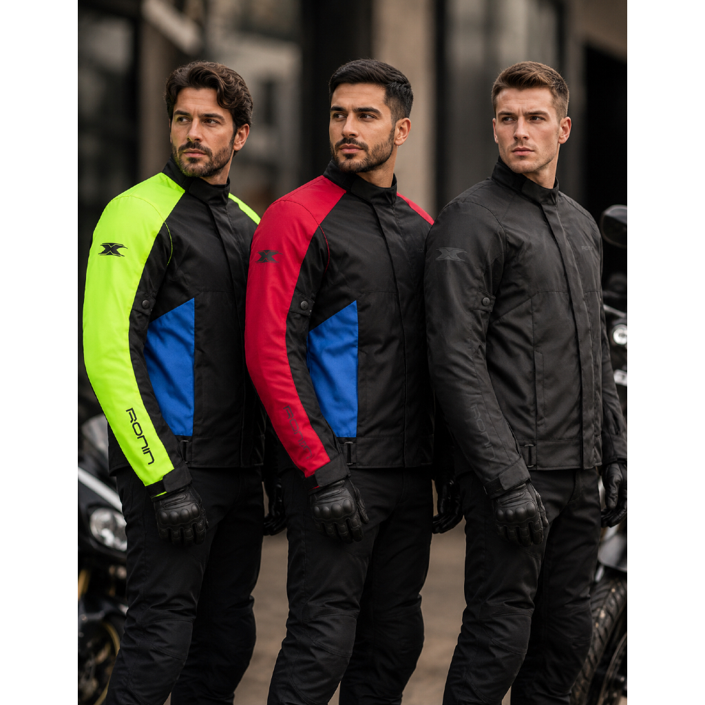 Jaqueta Moto Motociclista Resistente à Água Térmica Com Proteção Texx Ronin V2