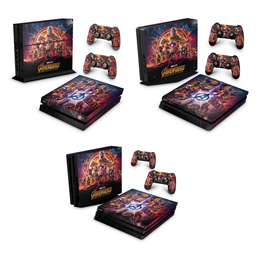 Skin Anti-Rage para PS4 FAT, SLIM ou PRO - 288 - Skin Playstation 4
