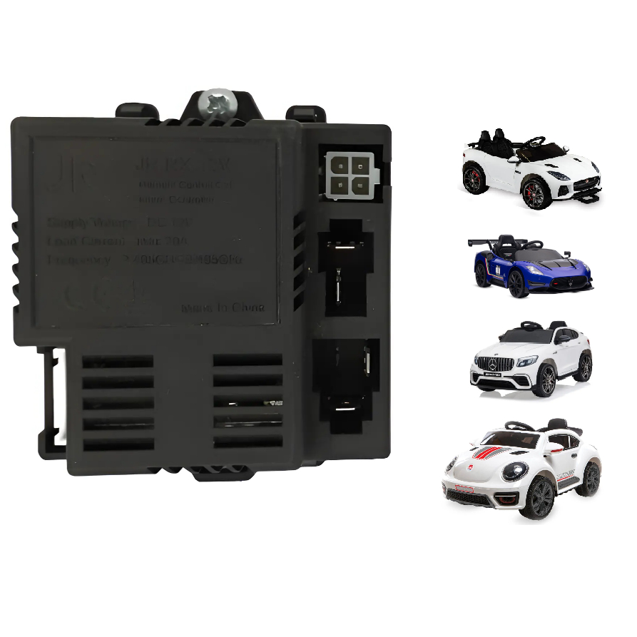 Módulo RX-12V Carro Elétrico Brinquedos Bandeirante Placa Receptor Jaguar Maserati Fuska Mercedes