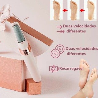 Electric Foot File - Portable Pedicure Callus Remover Exfoliator