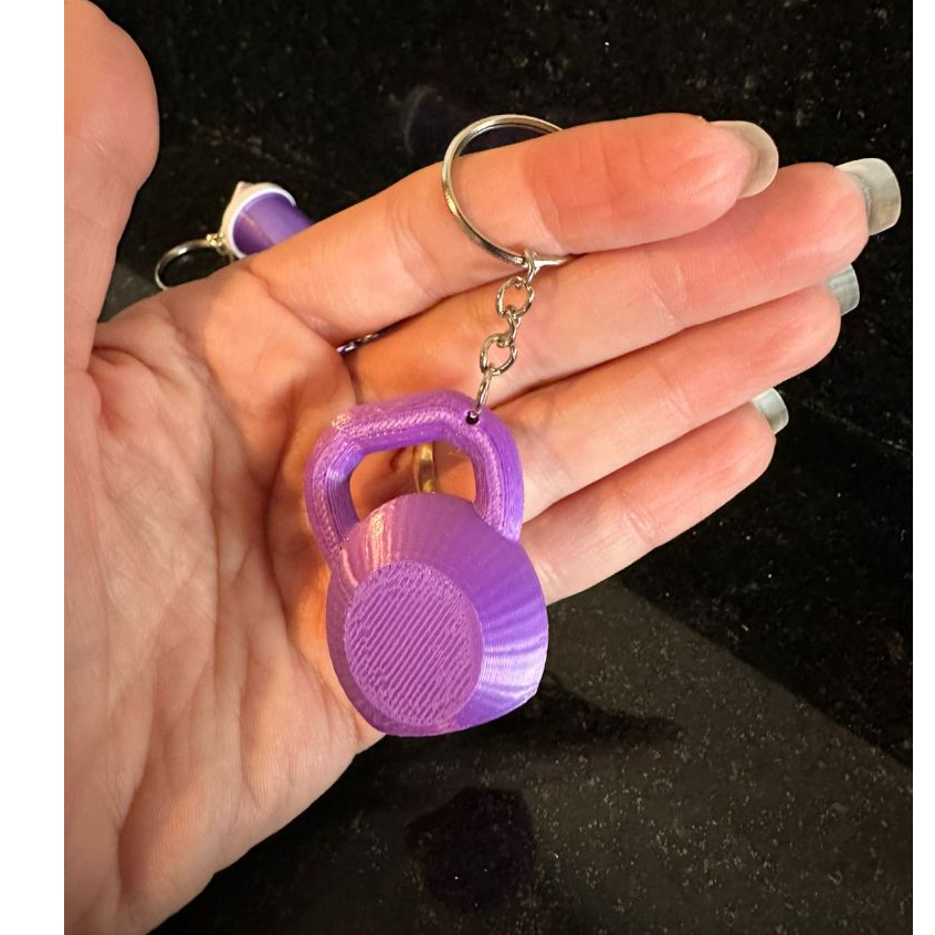 Chaveiro Kettlebell Fitness Academia Musculação 3D