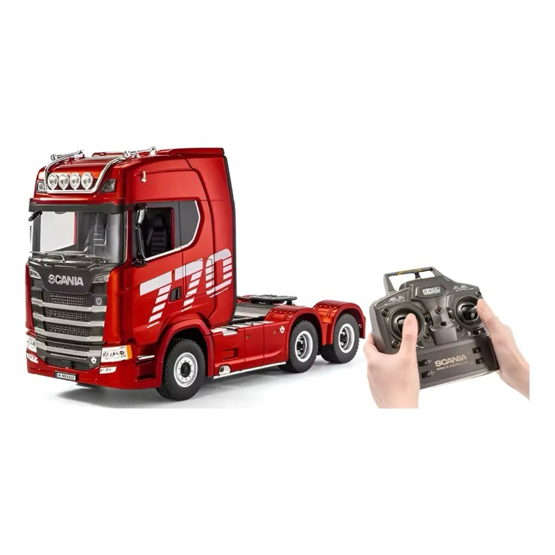 Miniatura Huina Model - Caminhão Scania 770 S V8 Truck 1/18 C/Controle Remoto