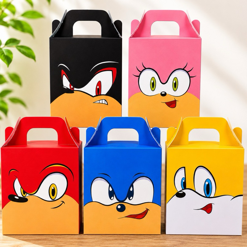 Caixinhas Personalizadas Sonic - Caixa MALETINHA SURPRESA Festa Infantil -  Lembrancinha Pegue e Monte