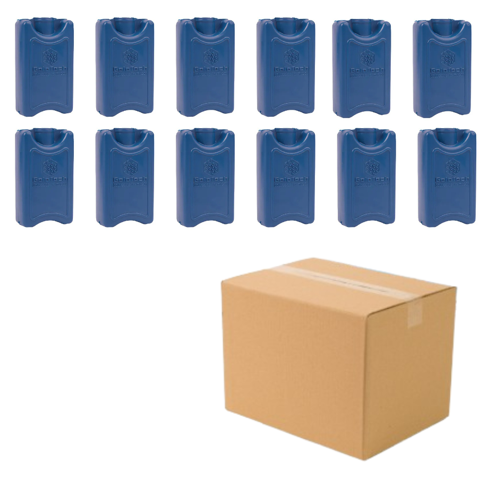 Kit Com 12 Gelo X Reutilizável 100ml Gelotech 8,7x5x2,9 Cm
