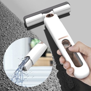 Mini Rodo Esfregão Portatil Sem Molhar As Mãos Mop Absorvente Limpeza Mesa Janela