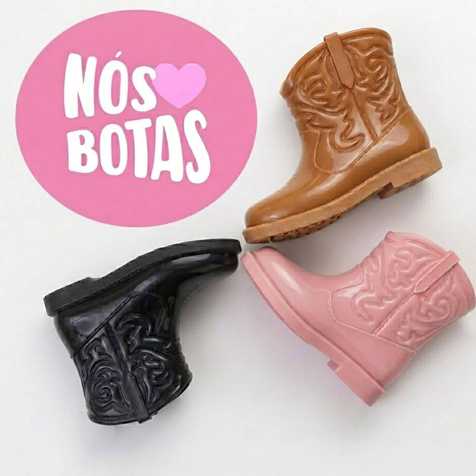 Botinha Texana Infantil Feminina Estilosa Bota Country Menina