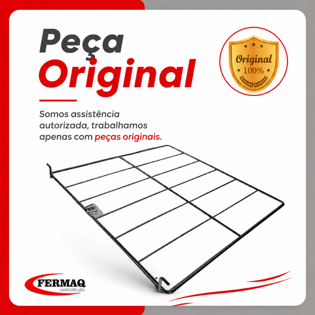Prateleira Grade Forno Fogão 4 Bocas Peça Original Compatível Fermaq
