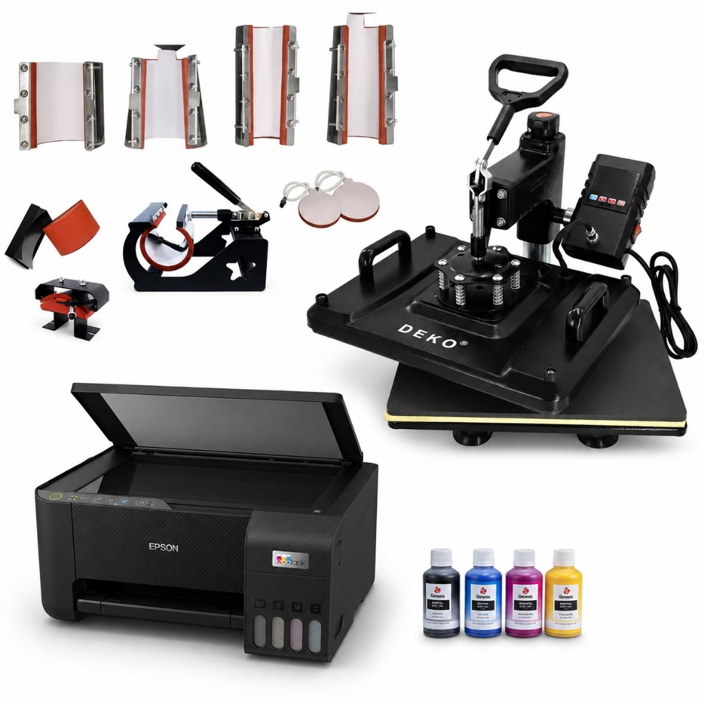 Prensa Térmica 10x1 Sublimação E Impressora L3250 + Brindes