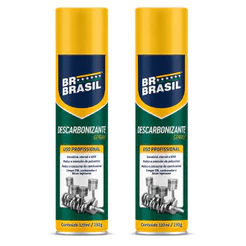 Kit 2 Descarbonizante Spray Uso Profissional320ml BRBrasil