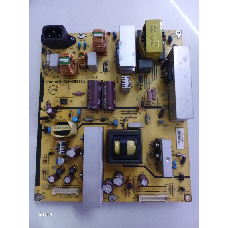Placa Fonte Tv Lc42h053 Lc42d1320 715g3885-p03-w30-003m