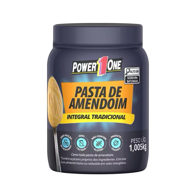 Power One Pasta de Amendoim 1kg Tradicional