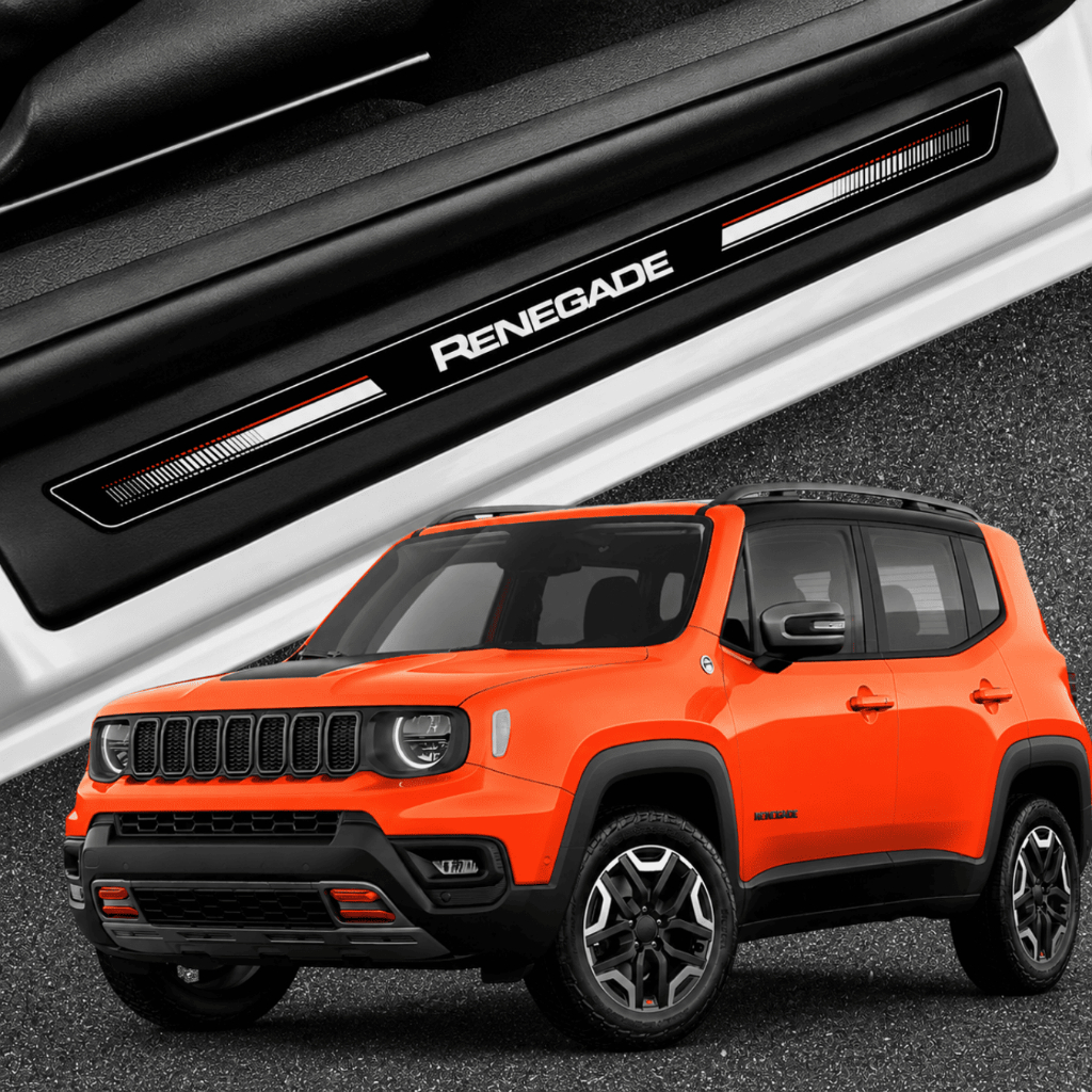 Soleira Speed Jeep Renegade Protetor Porta 2016 17 18 19 20 21 22 2023 2024 2025 2026
