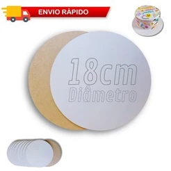 Cake Board 18cm Mdf 3mm Tabuleiros Confeitaria base tabua para bolo frios cakeboard