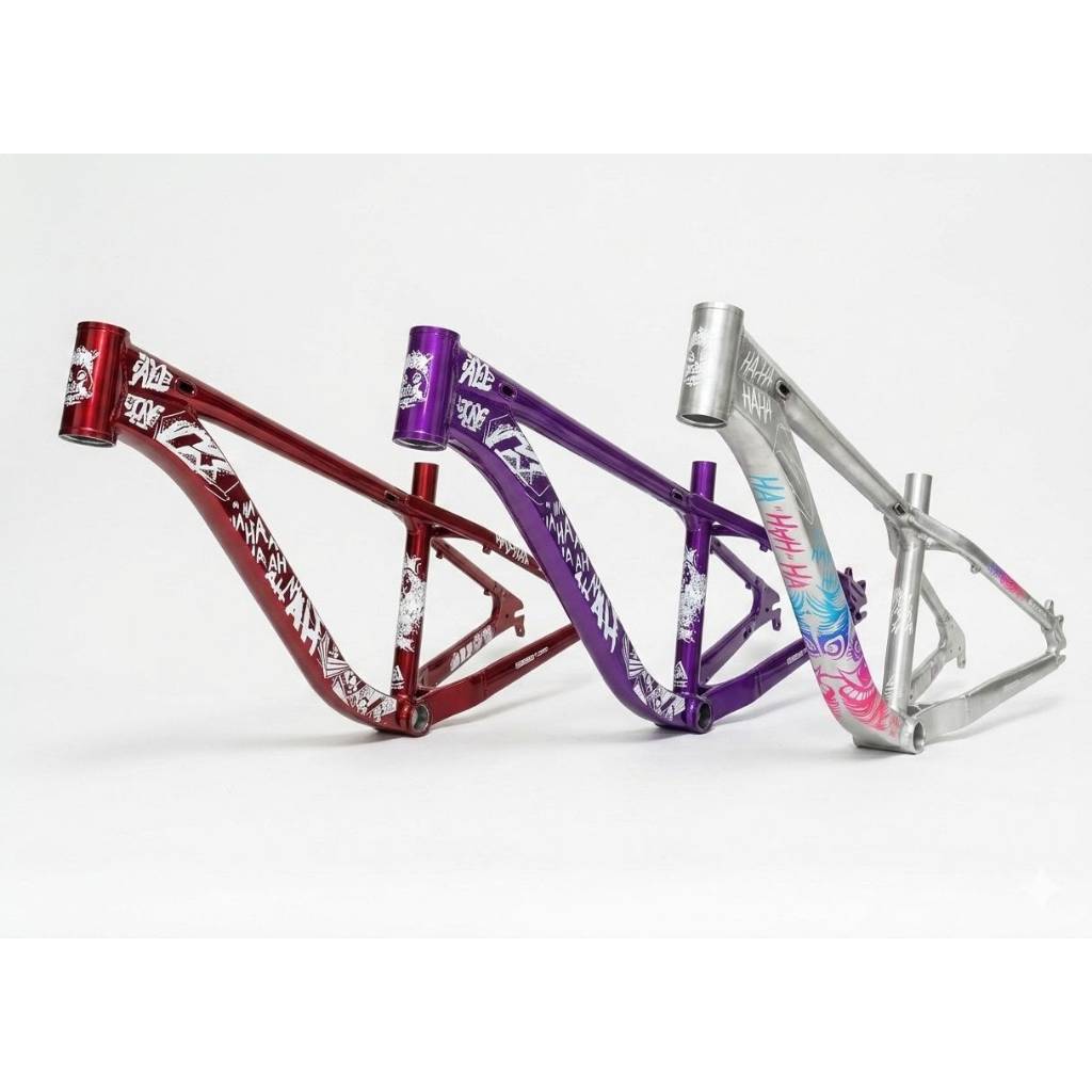 Quadro Kapa Wheeling Bike Grau Insano Aro 26 Palhaço Cores