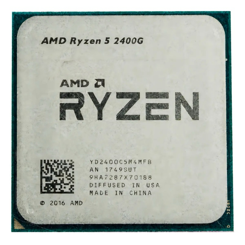 PROCESSADOR RYZEN 5 2400G BOOST 3.9GHZ PLACA DE VÍDEO VEGA11 AMD OEM COM PASTA TÉRMICA