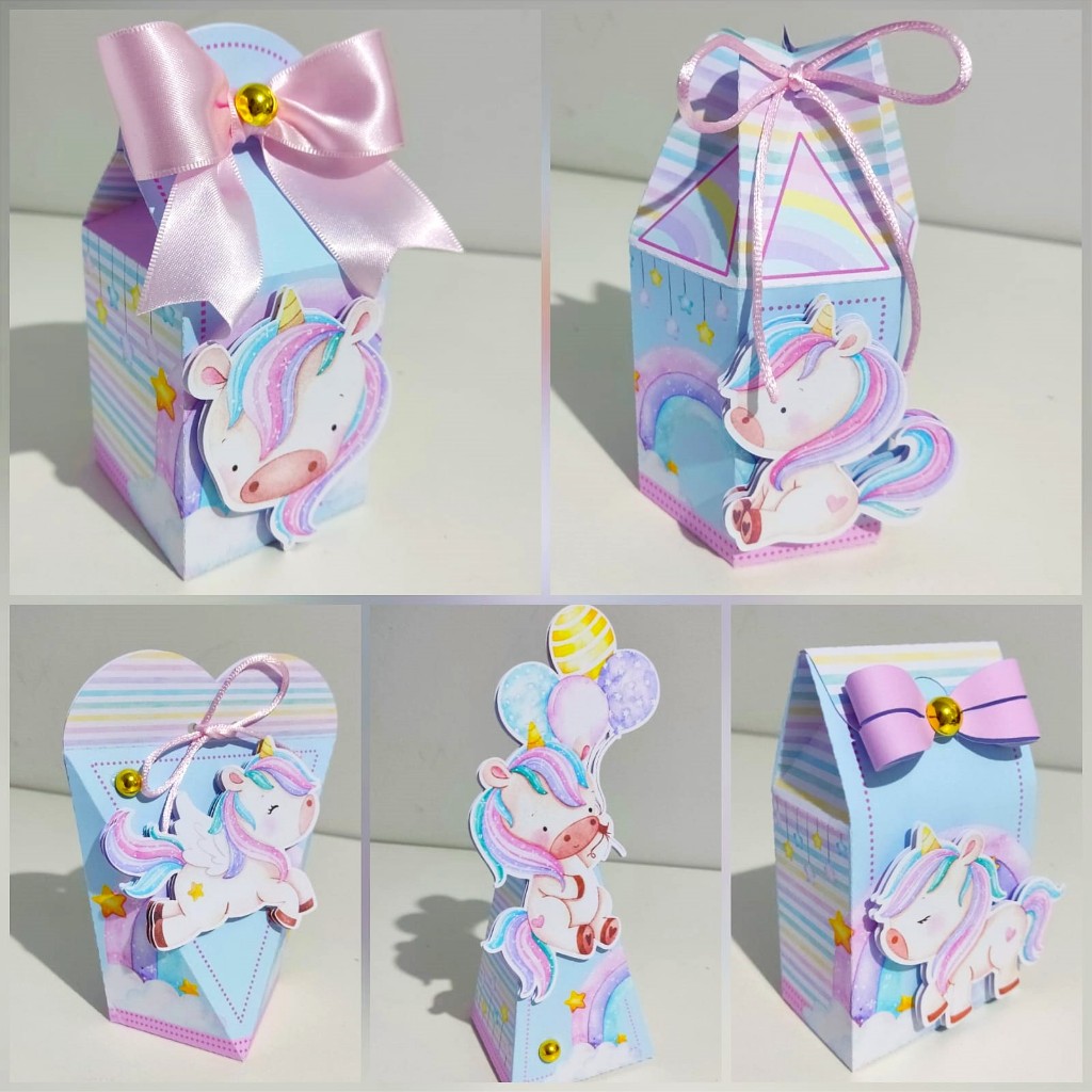 CAIXINHAS PERSONALIZADAS,LEMBRAÇINHA ,UNICORNIO,INFANTIL