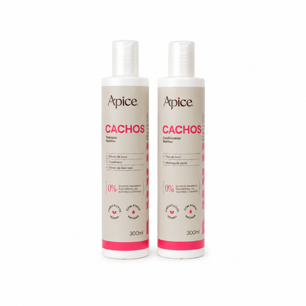 Kit Cachos Apse Shampoo e Condicionador 300 ML Cada