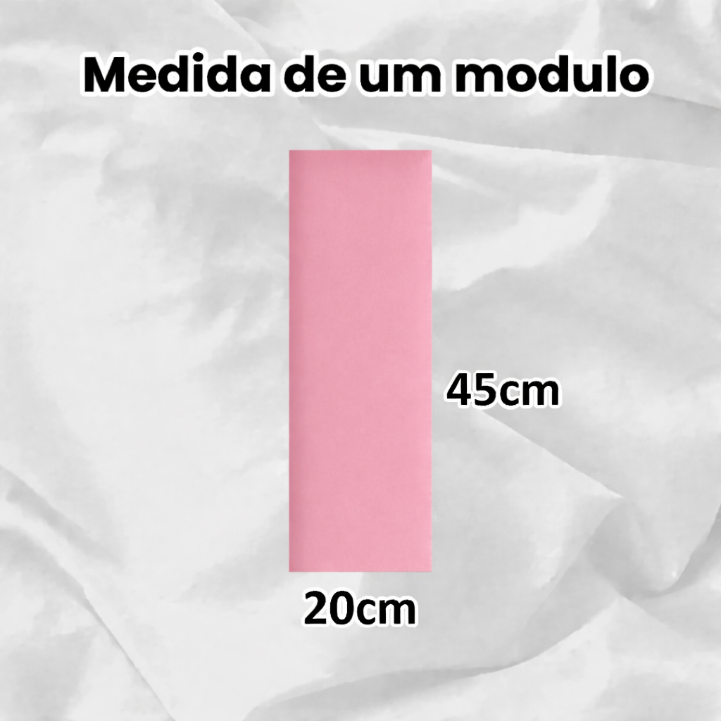 Cabeceira Estofada Modular Decorativa Auto Adesivo Confortável Cama Box Solteiro Casal Queen King