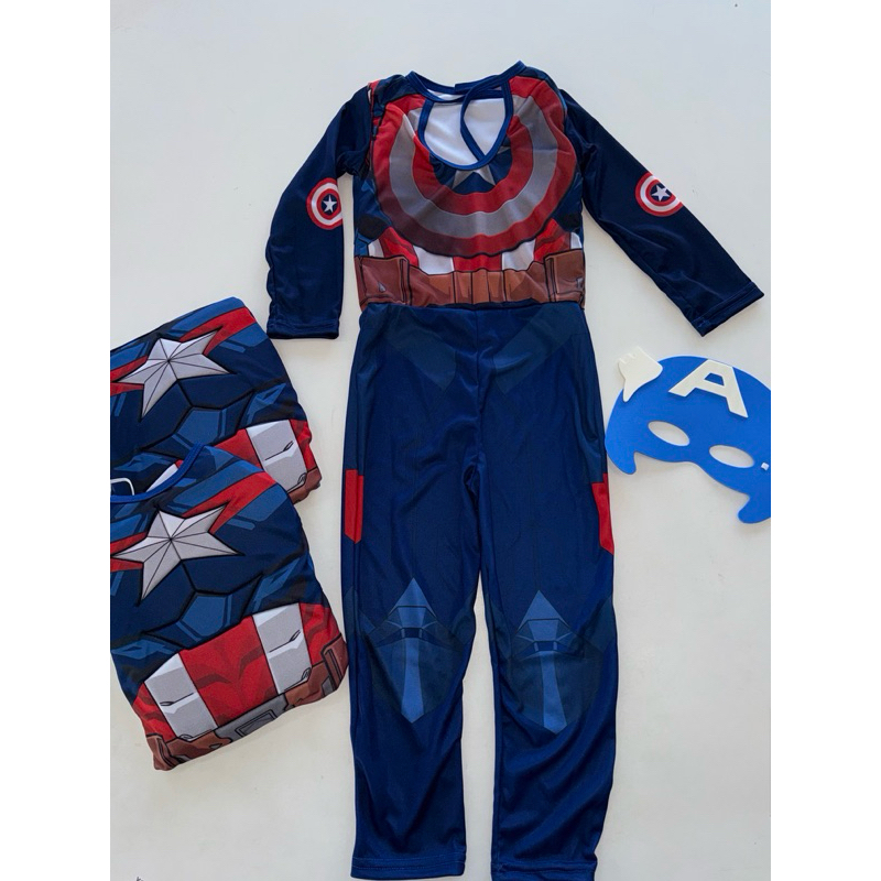 Fantasia Capitão América (Longa com enchimento)❤️💙🇺🇸 — imagem 2 de 2