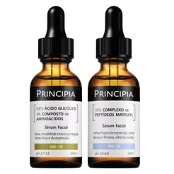 Principia Kit 2 Séruns Ácido Glicólico + Peptídeos Matrixyl