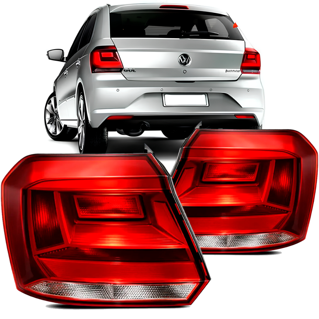 Lanterna Traseira Gol G7 G8 2016 a 2022 Cristal