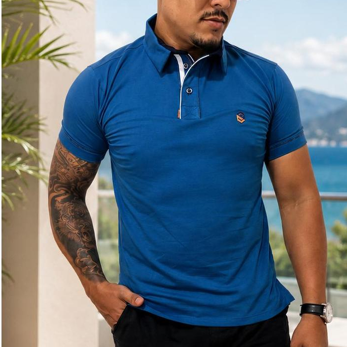 Gola Polo Cotton  AZUL COBALTO