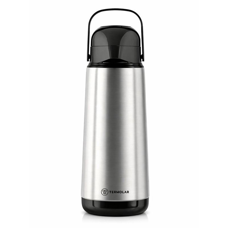 Garrafa Térmica Termolar Lúmina 1L Inox Café 12h Quente