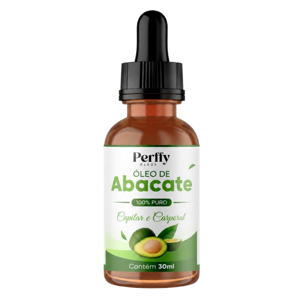 Óleo de Abacate 30ml Vegetal 100% Puro - Essential Pure