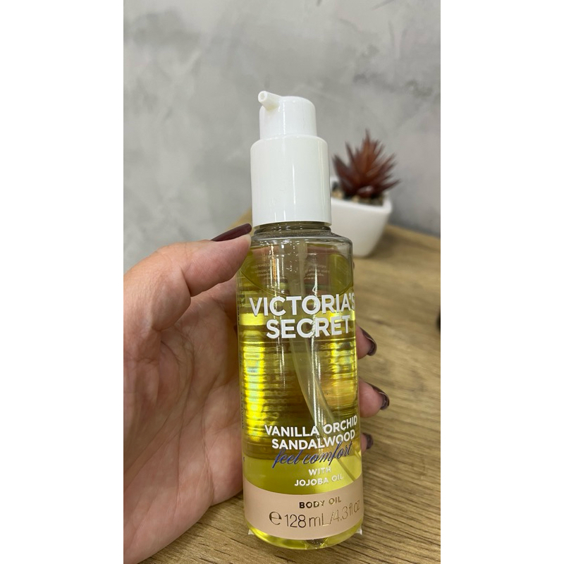 Óleo Corporal Victoria’s Secret Vanilla Orchid & Sandalwood 128ml | Hidratante com Jojoba