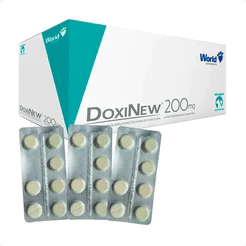 Doxinew 200 mg World Cães e Gatos Cartela c/ 7 Comp.