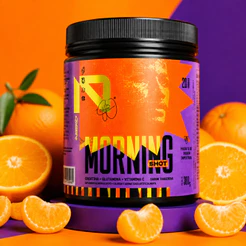 Multivitamínico Morning Shot Tangerina 300g | 20 Doses Creatina Glutamina Vitaminas e Minerais - Next10