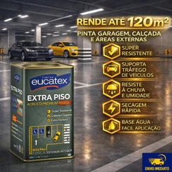 Tinta Eucatex Extra Piso Premium 18 Litros Super Resistente Alto Rendimento