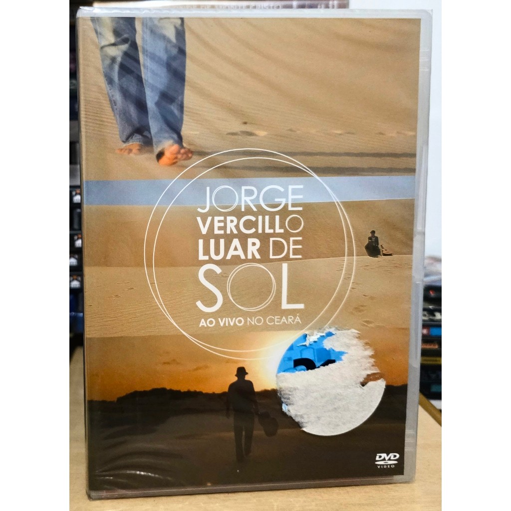 DVD Jorge Vercillo - Luar De Sol Ao Vivo No Ceará (Original Lacrado)