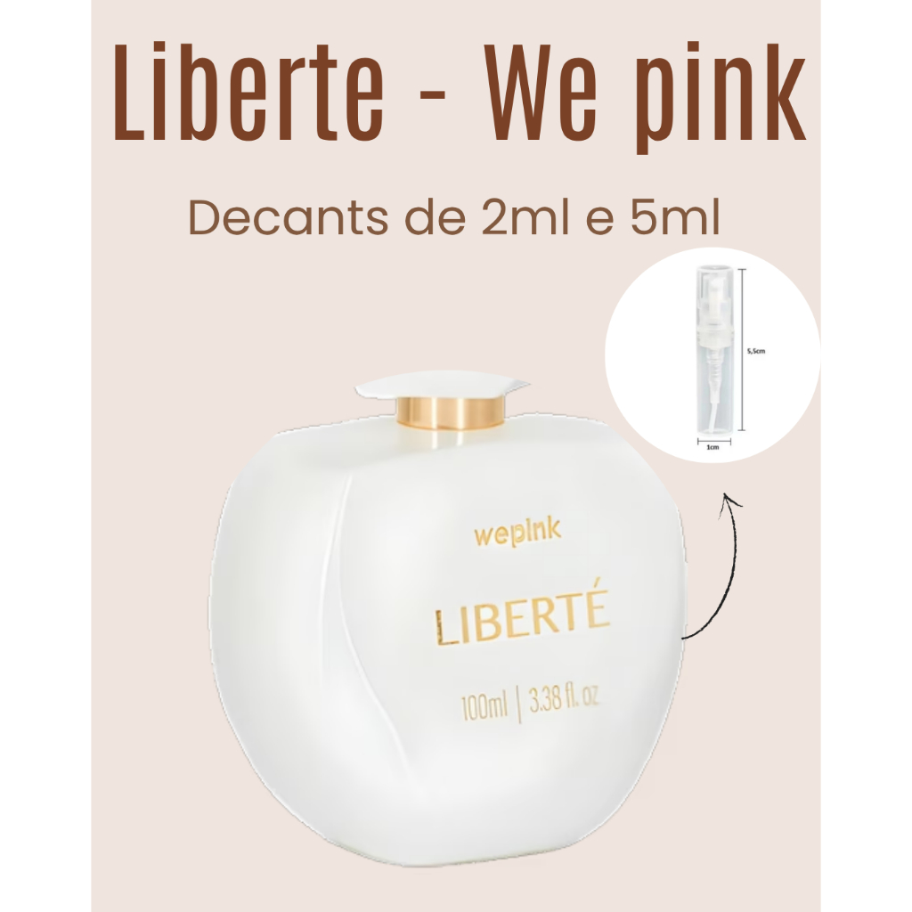 Perfume LIBERTE TRADICIONAL WE PINK feminino floral