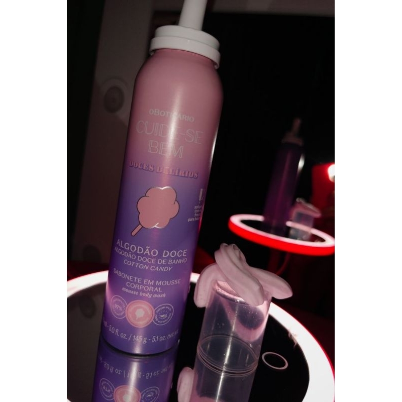 SABONETE CORPORAL EM MOUSSE DOCES DELÍRIOS CUIDE-SE BEM 150ML — imagem 2 de 2