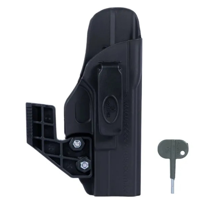 Coldre Tático Velado Polímero Glock G17 G18 G19  G22 G23 Coldres