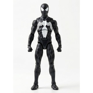 Boneco Heróis Marvel Homem Aranha Preto Premium 24cm Avengers Heroes Articulado Brinquedo Infantil